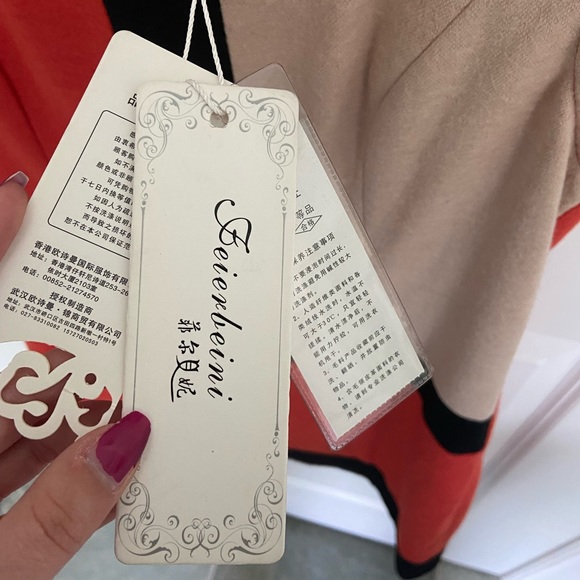 🧡BNWT ORANGE MINI DRESS🧡 - Picture 4 of 4